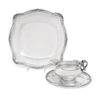 Two Continental Silver Table Articles