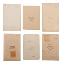 [CIVIL WAR]. A group of 6 CDVs of unidentified naval officers, incl. 2 with Brown Water Navy imprints, comprising: