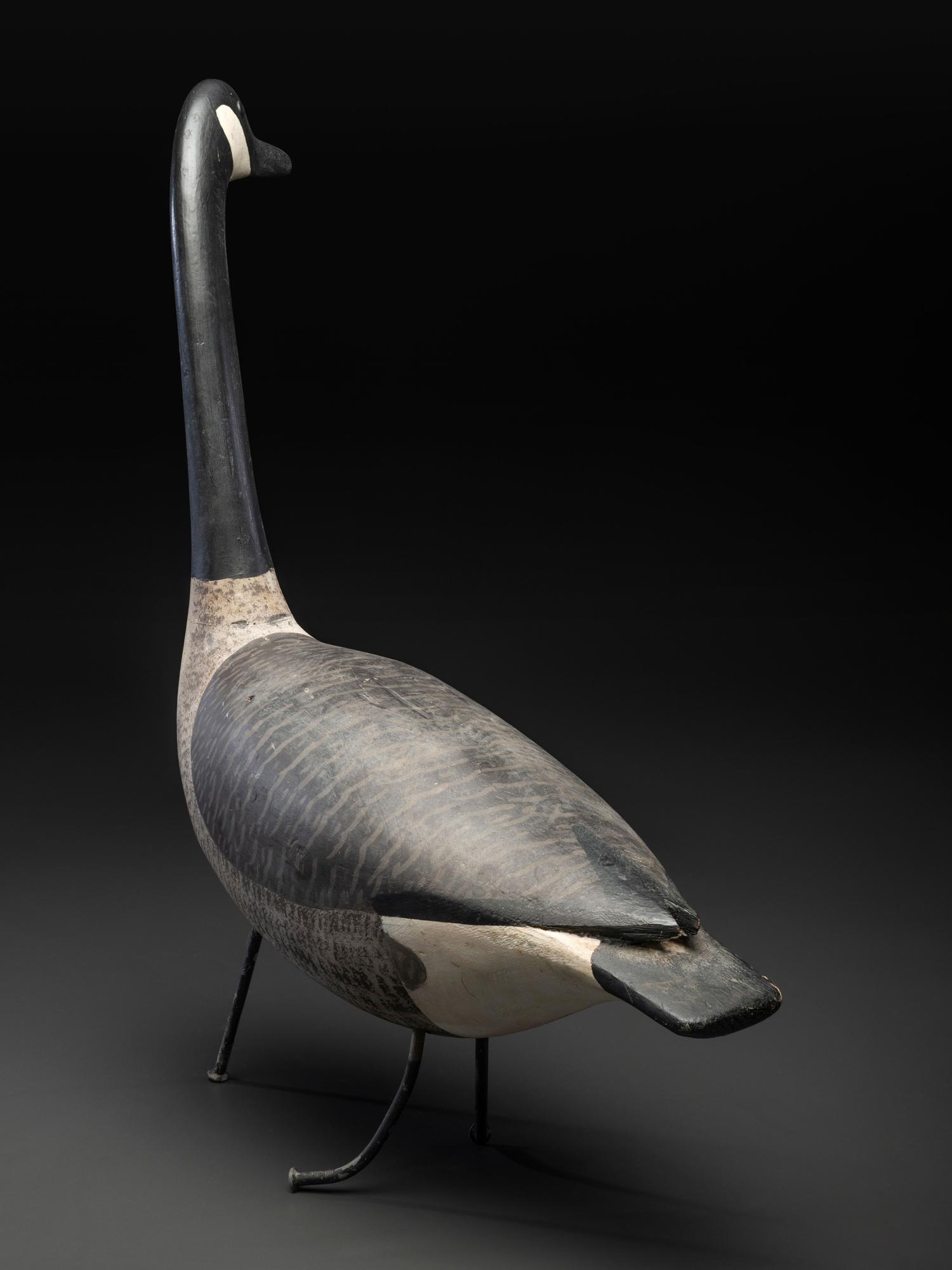 A Carved and Painted Wood Canadian Goose Decoy
