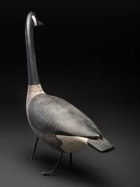 A Carved and Painted Wood Canadian Goose Decoy
