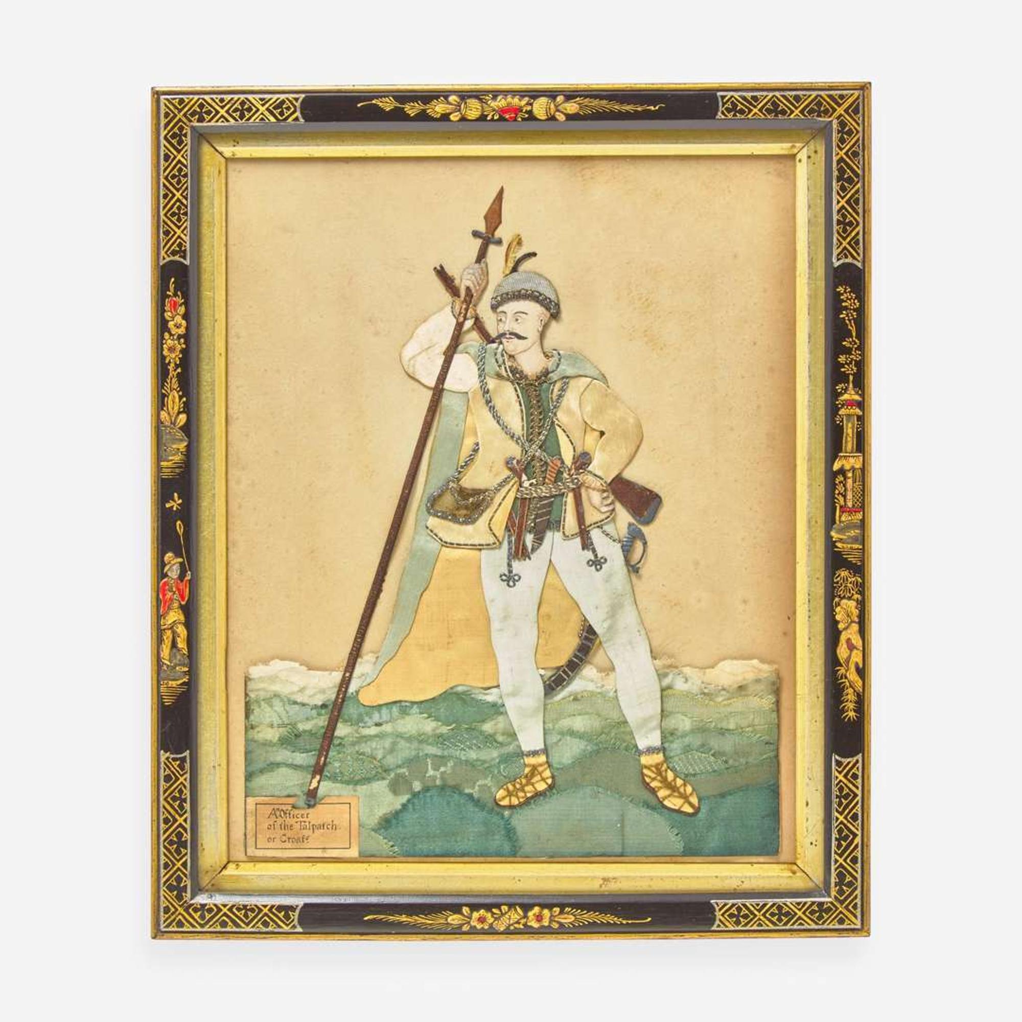 A set of six English dressed portraits of Eastern European military officers early 20th century