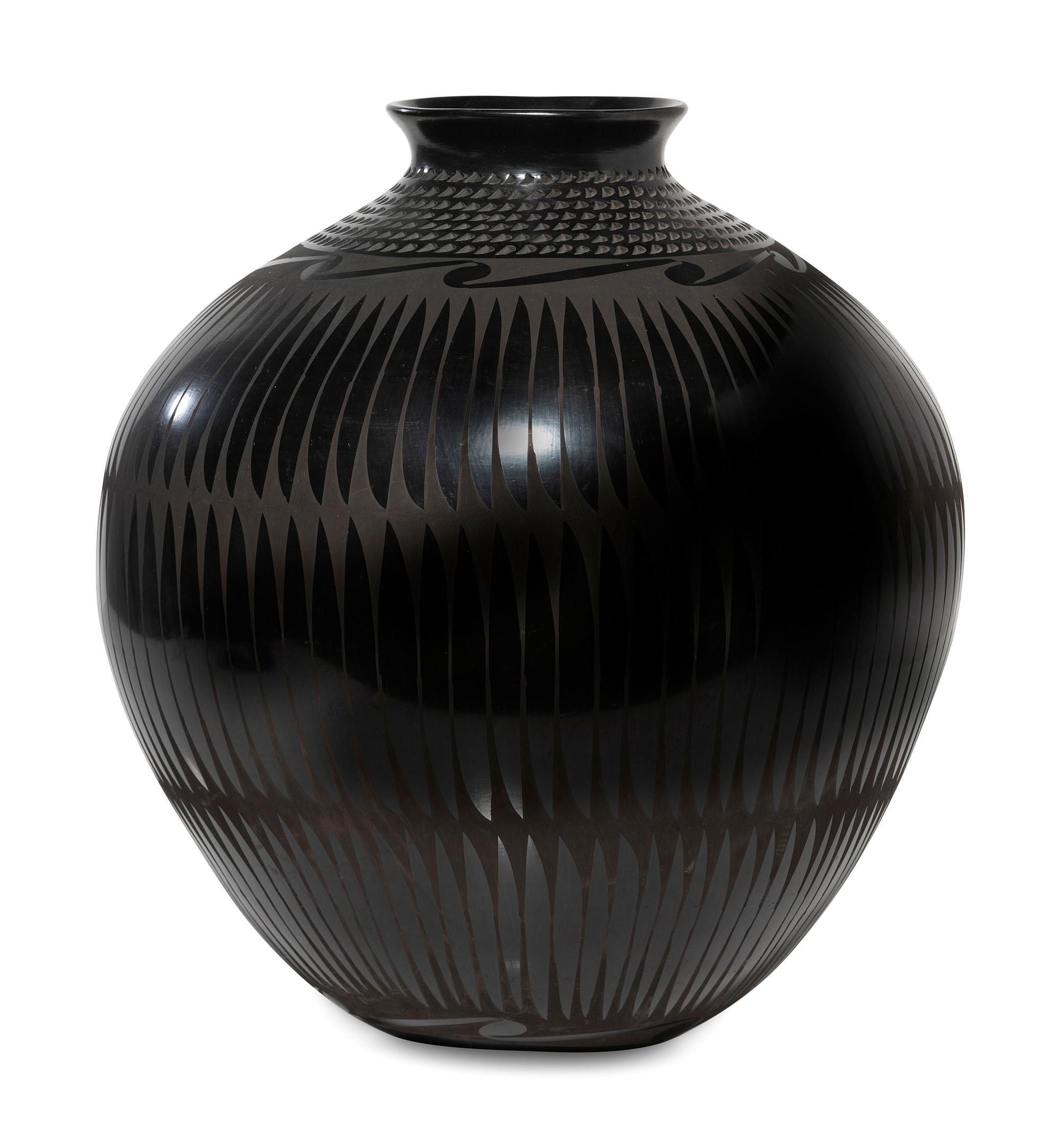 Blackware Pottery Jar