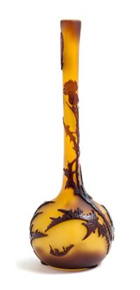 A Laroche Cameo Glass Vase Height 11 1/4 inches.
