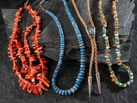 Navajo and Southwestern-style Necklaces and Bolo Tie