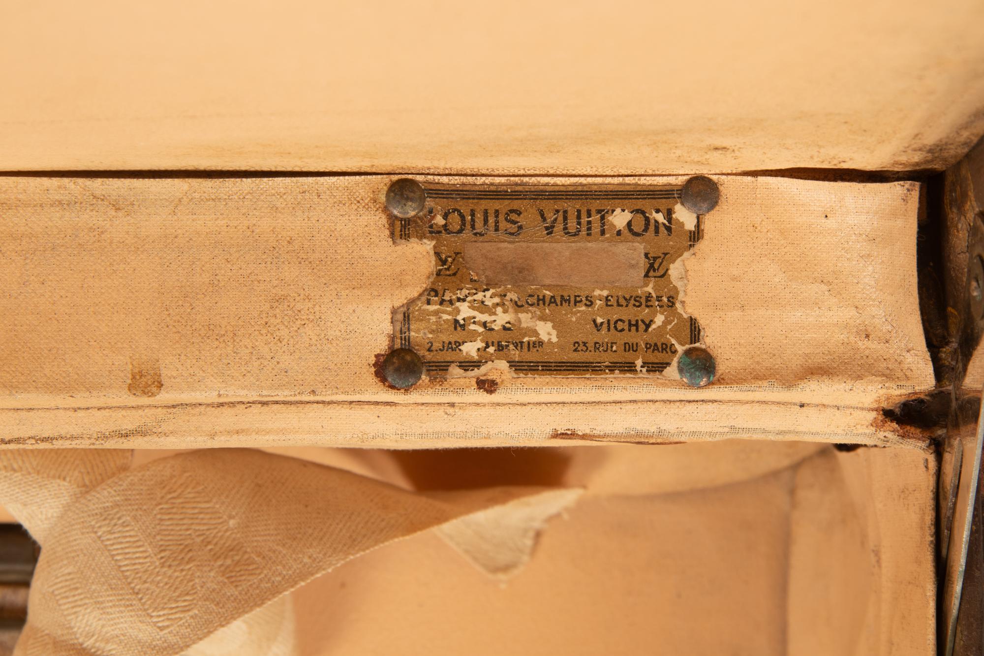 Louis Vuitton Stamped Monogram Alzer 80 Suitcase, 20th Century