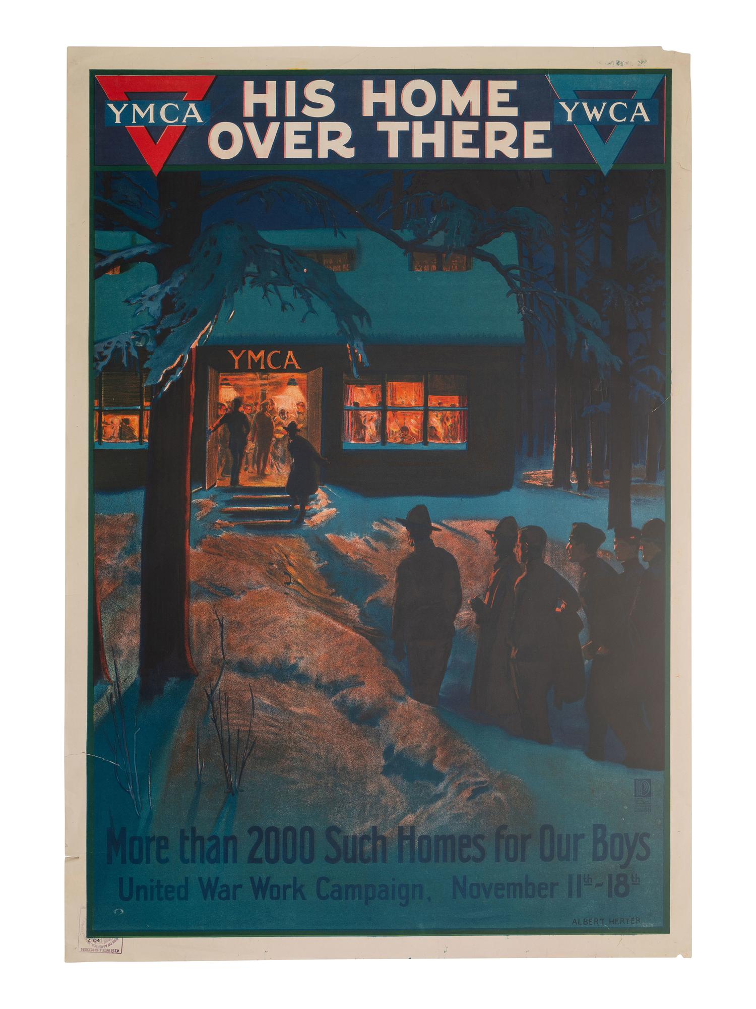 [WWI]. 6 posters promoting the United War Work Campaign. Ca 1918. [ With ]: Salvation Army poster.