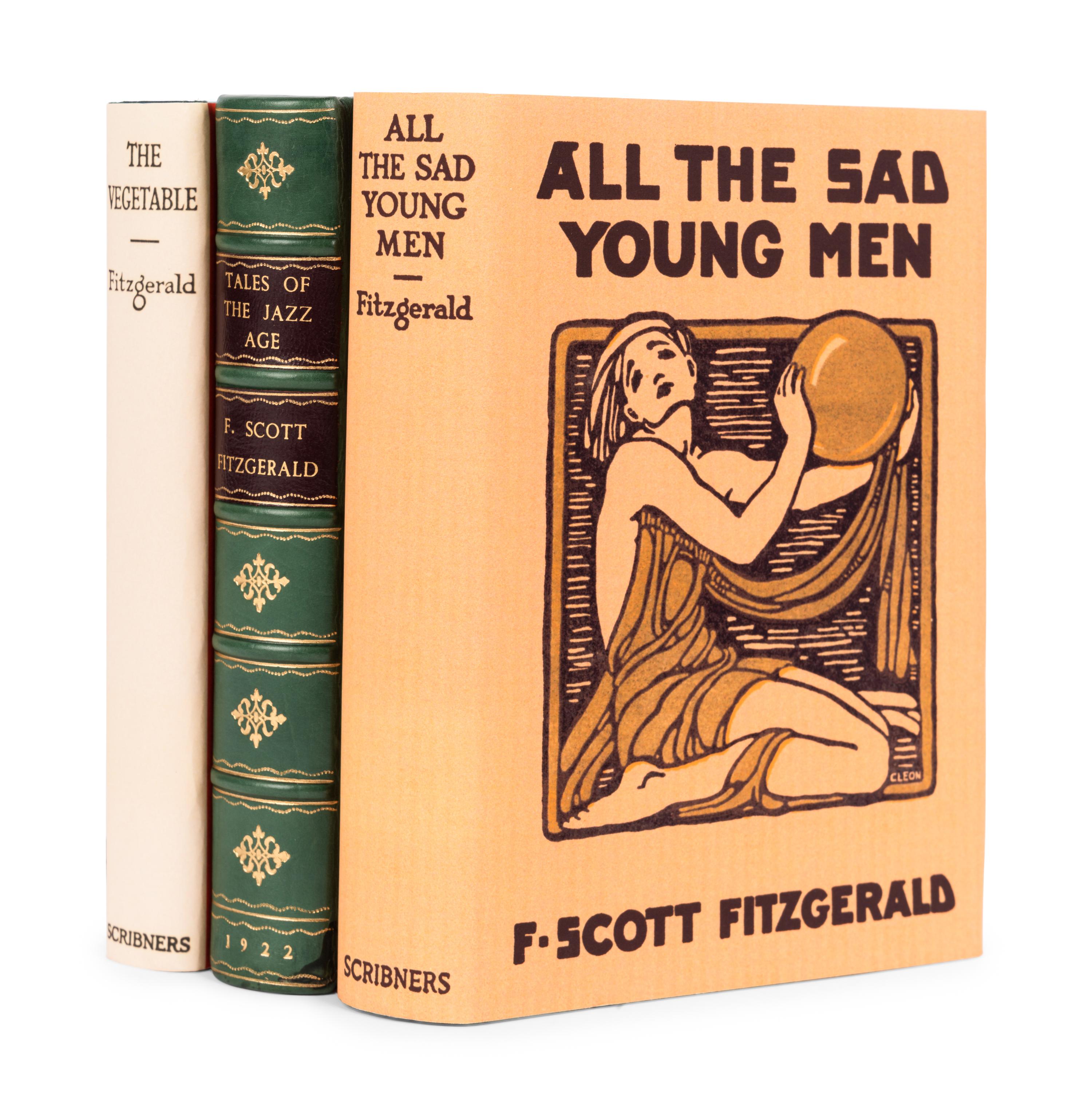 FITZGERALD, Francis Scott (1896-1940). A group of 3 FIRST EDITIONS, comprising: