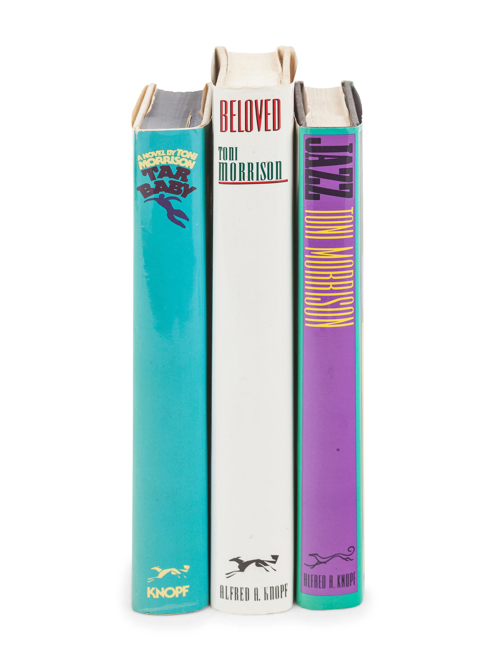 [MORRISON, Toni (1931-2019).] A Group of 3 FIRST EDITIONS SIGNED BY MORRISON, comprising: