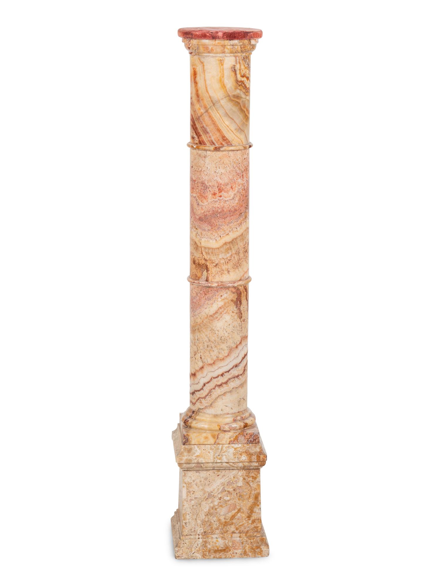 A Continental Onyx Pedestal