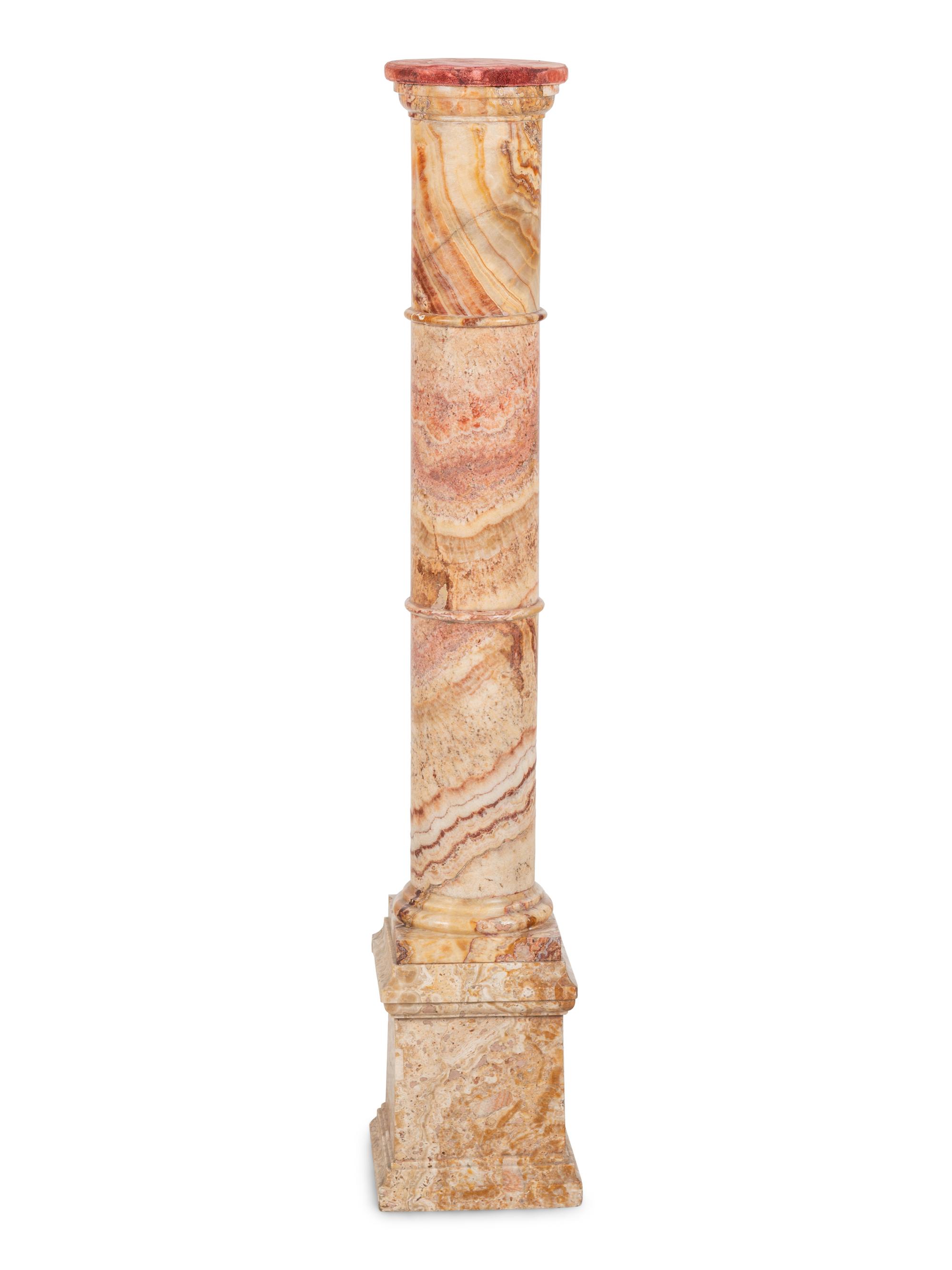 A Continental Onyx Pedestal