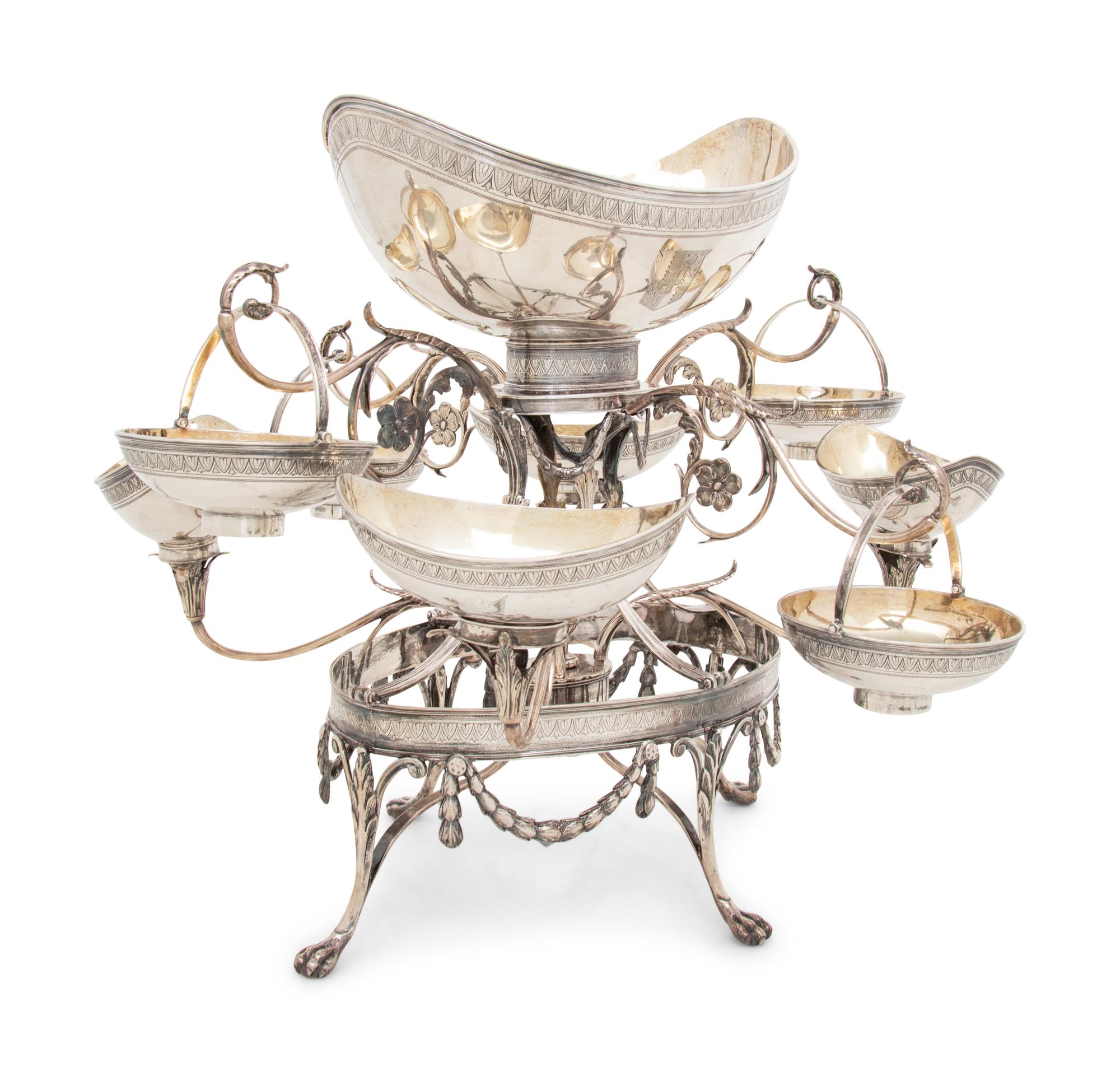 A George III Silver Epergne
