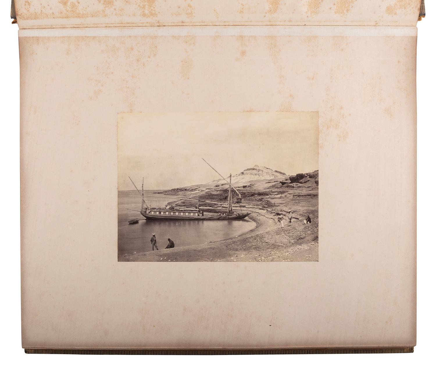 [EARLY PHOTOGRAPHY]. BEATO, Antonio (1835-1906). Album containing 29 photographs of Egypt.