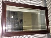 An American Mahogany Mirror Height 20 3/4 x width 34 1/2 inches.
