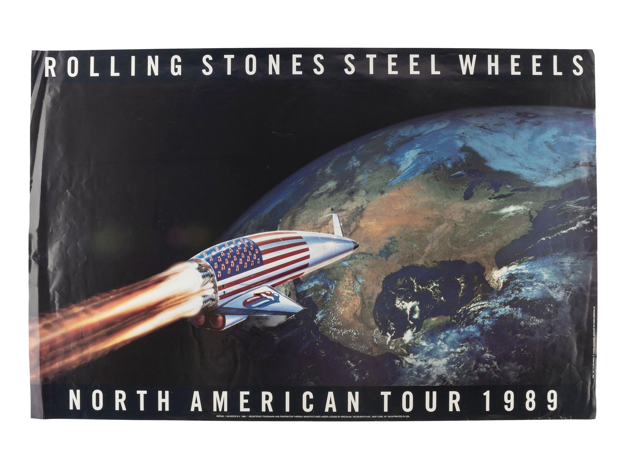 [MUSIC] -- [POSTERS]. A group of 2 posters promoting Rolling Stones concerts, incl. their 1975 show at Cow Palace, San Francisco.