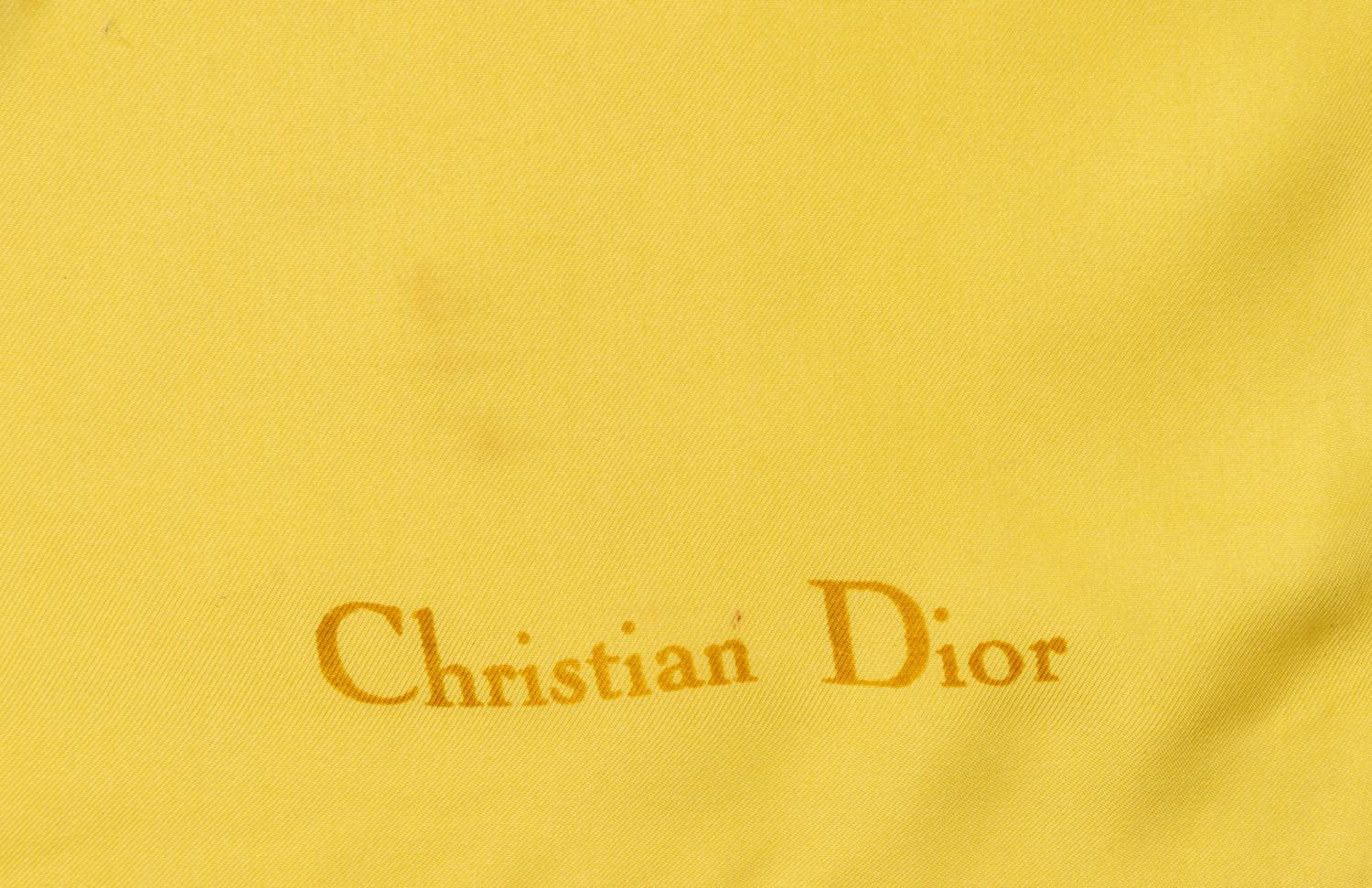Six Silk Scarves: Three Yves Saint Laurent, One Valentino, and One Chanel, 1980-2000s