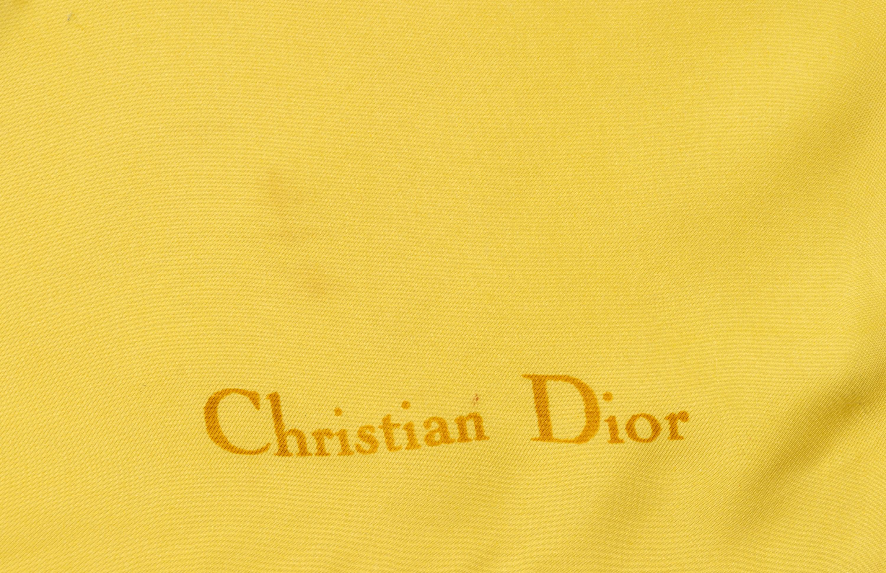 Six Silk Scarves: Three Yves Saint Laurent, One Valentino, and One Chanel, 1980-2000s