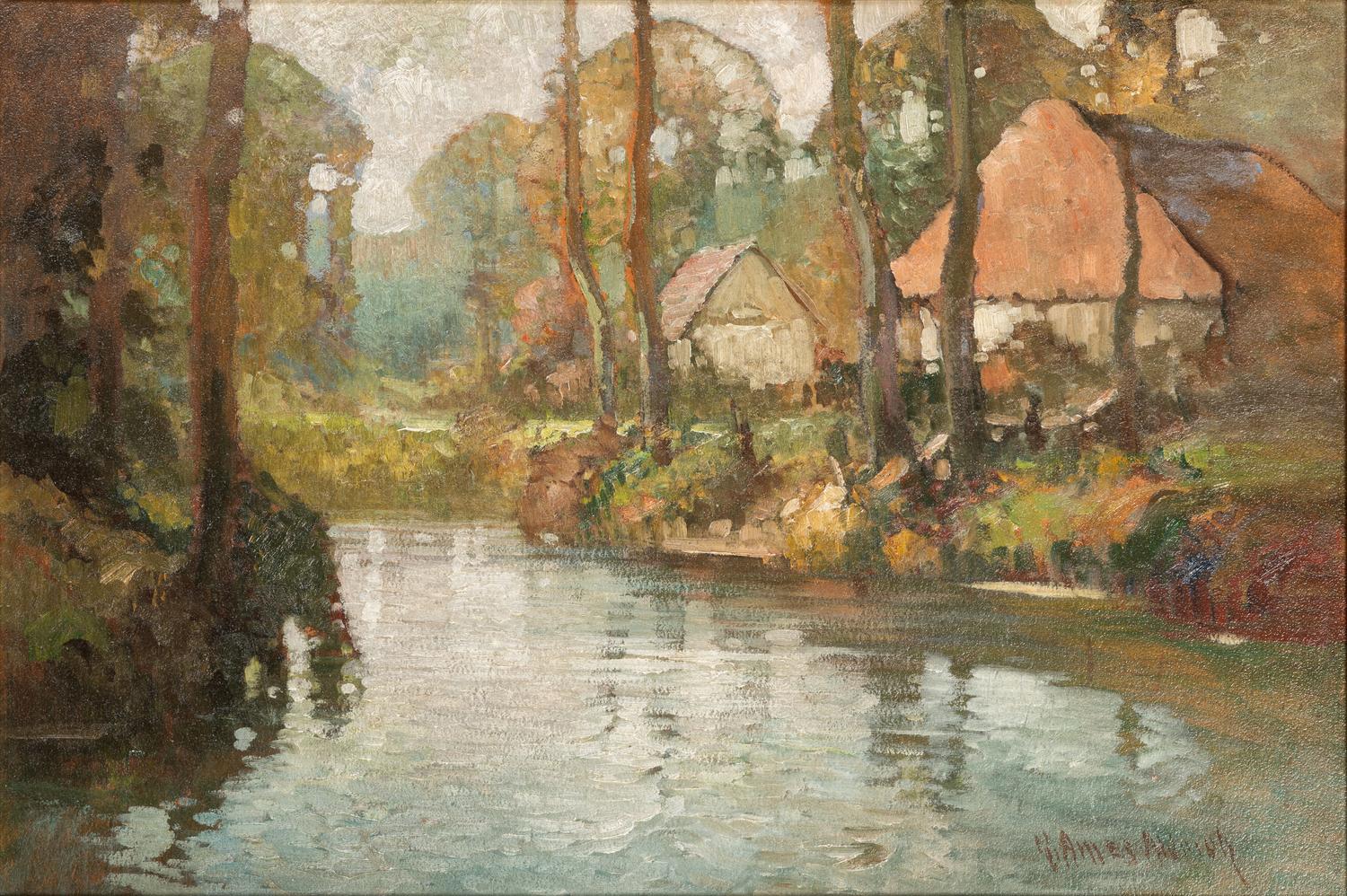 Normandy Stream and Cottages