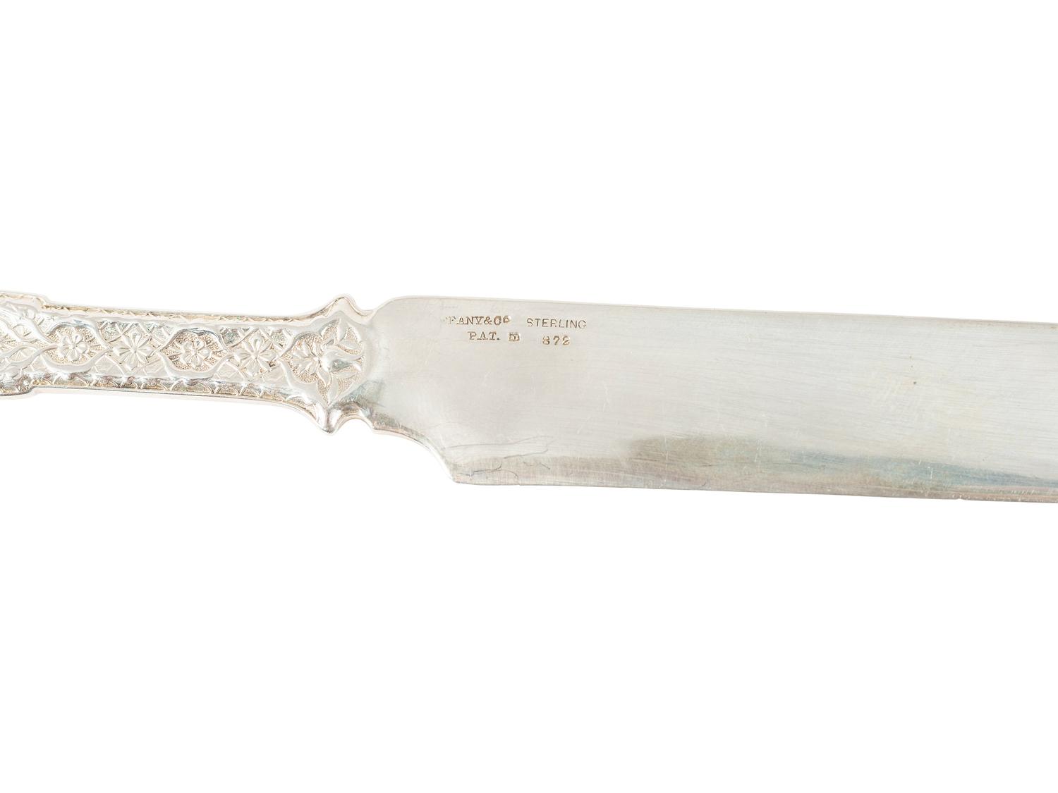 A Tiffany and Co. ' Persian' Silver Flatware Service