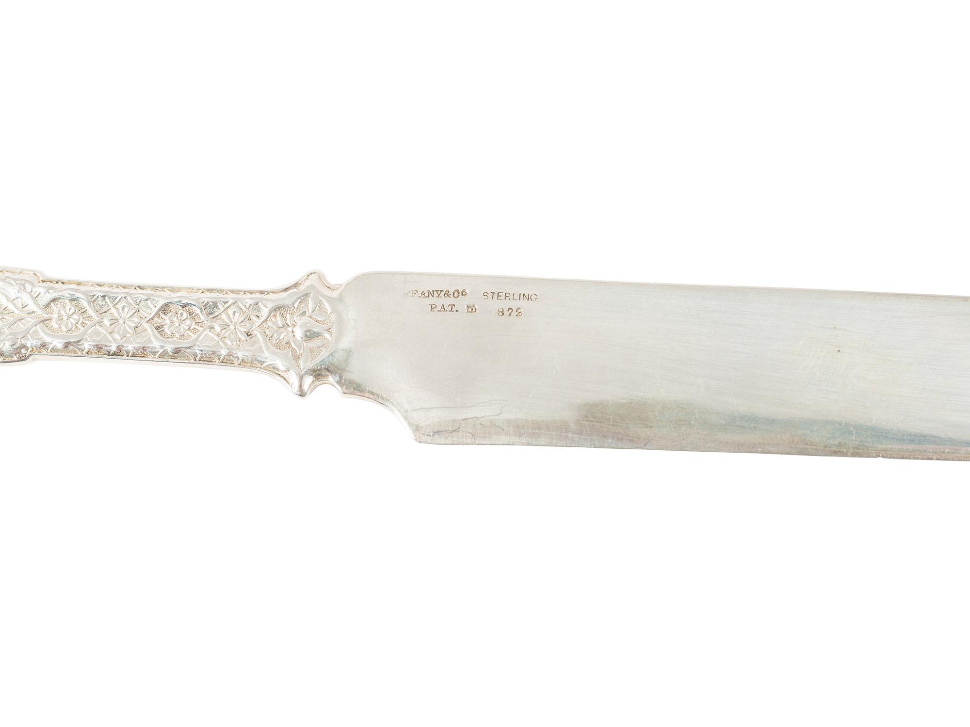 A Tiffany and Co. ' Persian' Silver Flatware Service