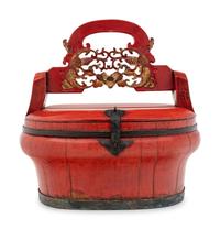 A Chinese Red Lacquered Container