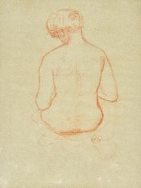 Torse de Femme; t ogether with Nu Assis (A Double-Sided Work), circa 1900