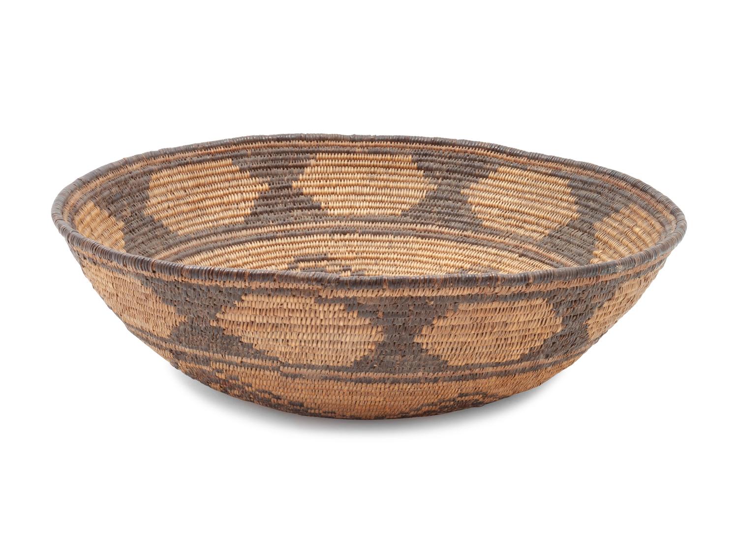 Akimel O'odham Polychrome Basket