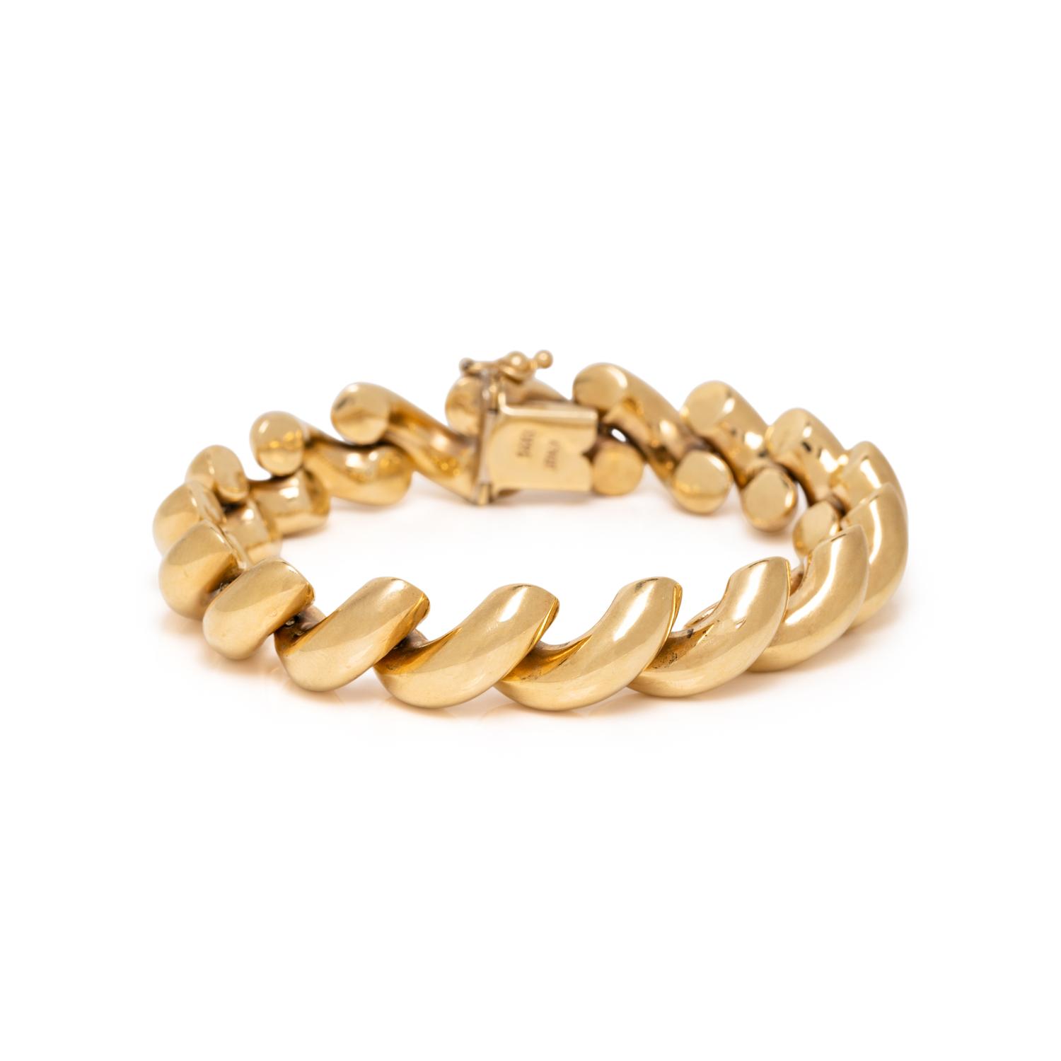 YELLOW GOLD BRACELET