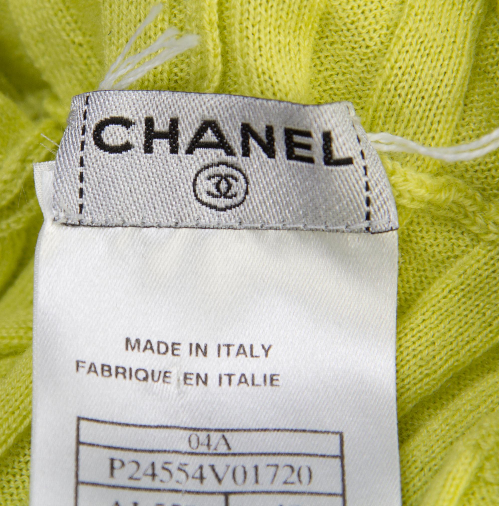 A Pair of Chanel Cashmere Tops, Size 40.