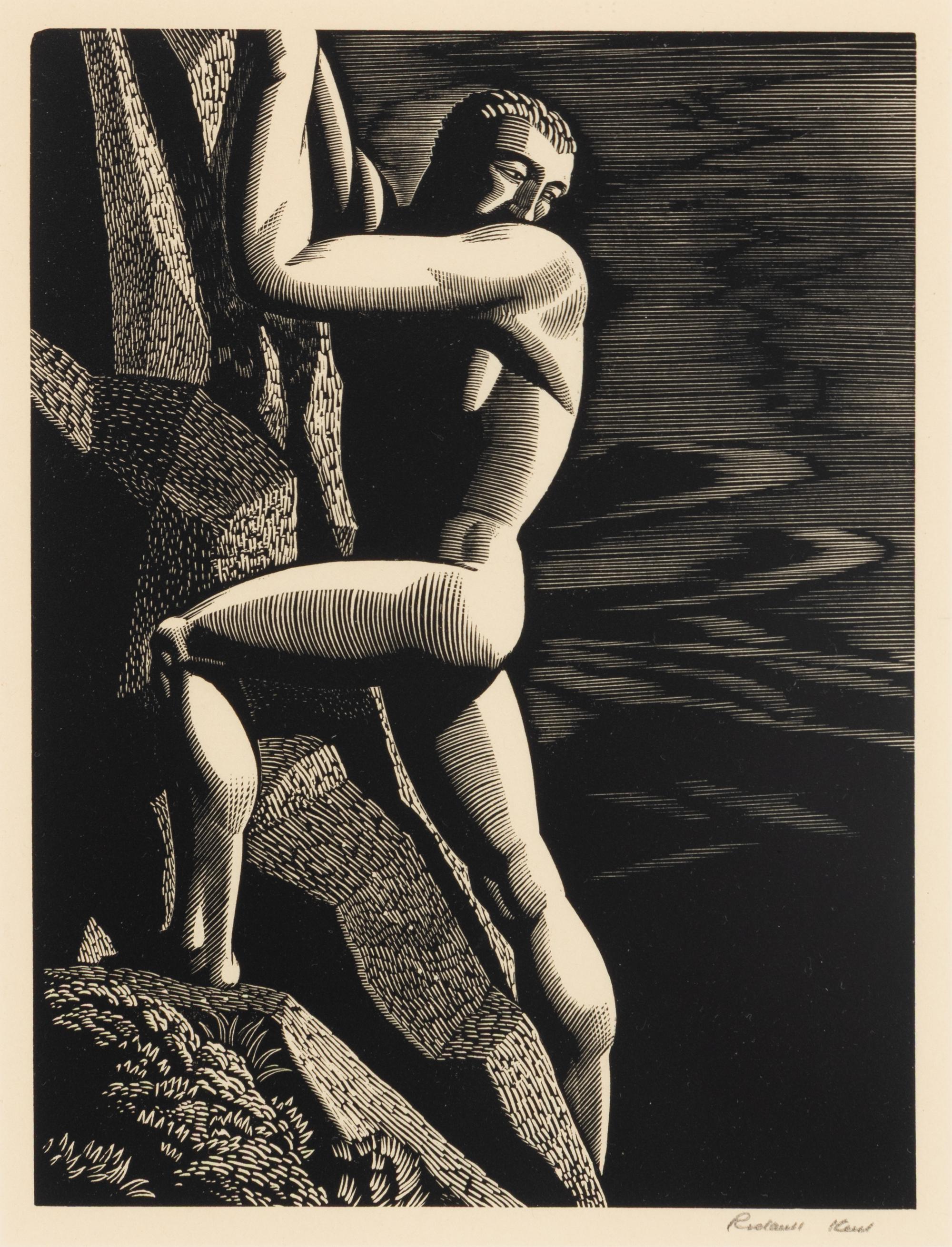 Rockwell Kent (American, 1882-1971) — Mountain Climber , 1933