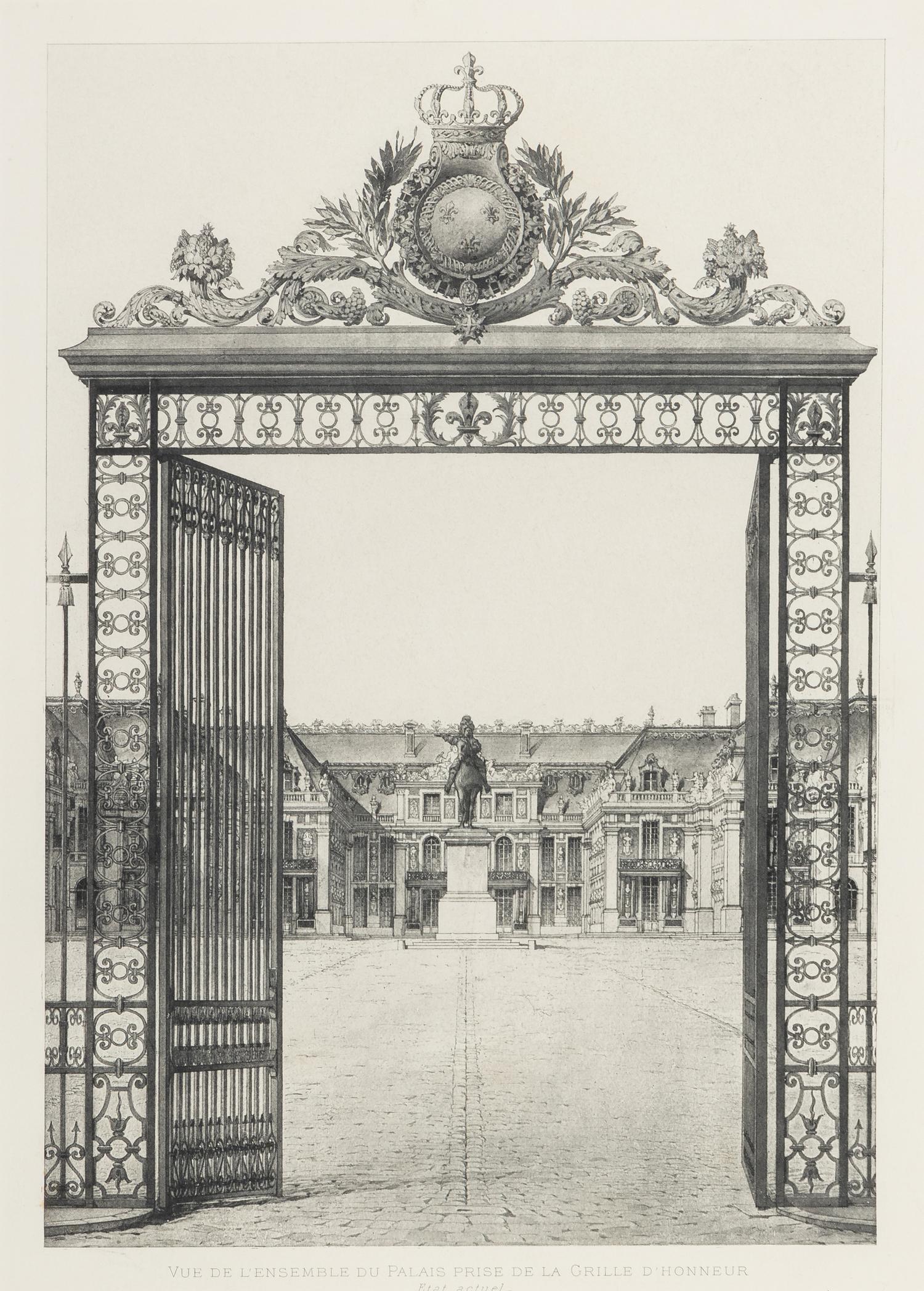 Views of Versailles and the Two Trianons (eight works)