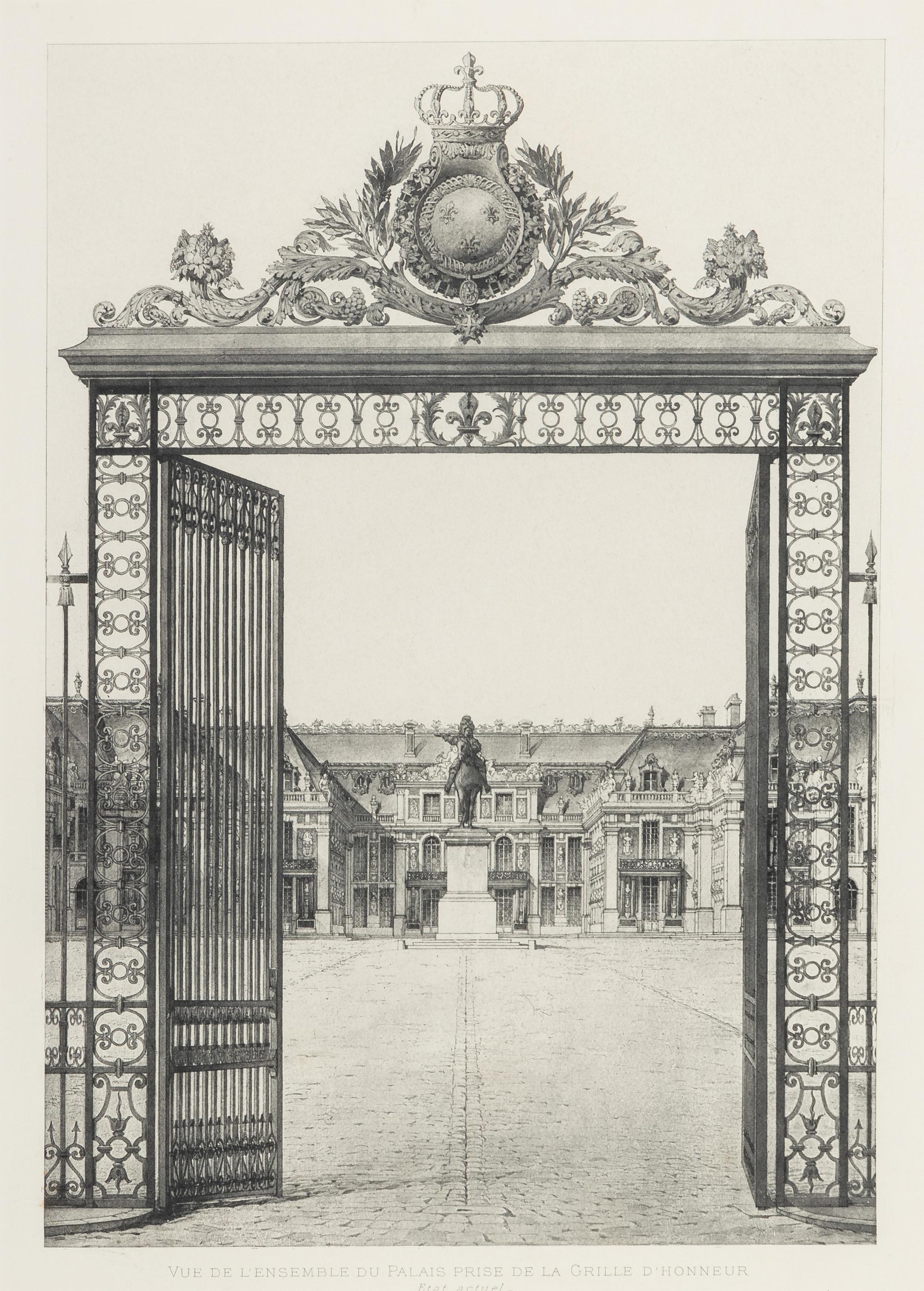 Views of Versailles and the Two Trianons (eight works)