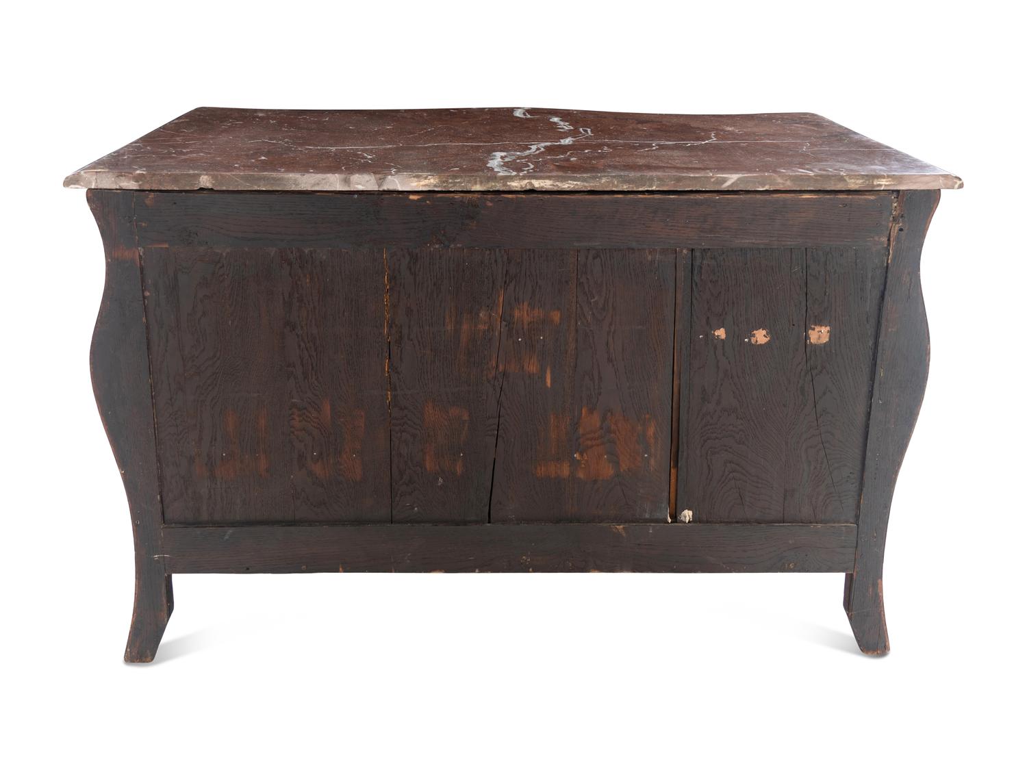 A Régence Style Gilt-Bronze Mounted Kingwood and Tulipwood Commode