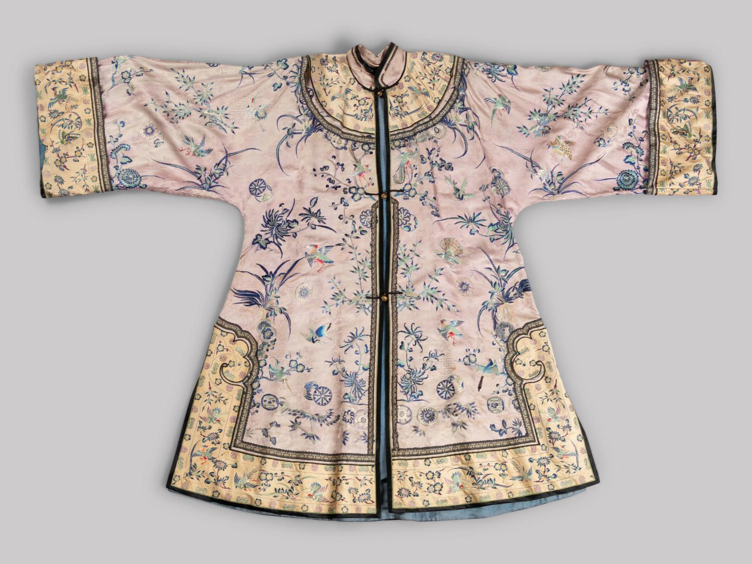 A Chinese Embroidered Silk Ladies' Jacket