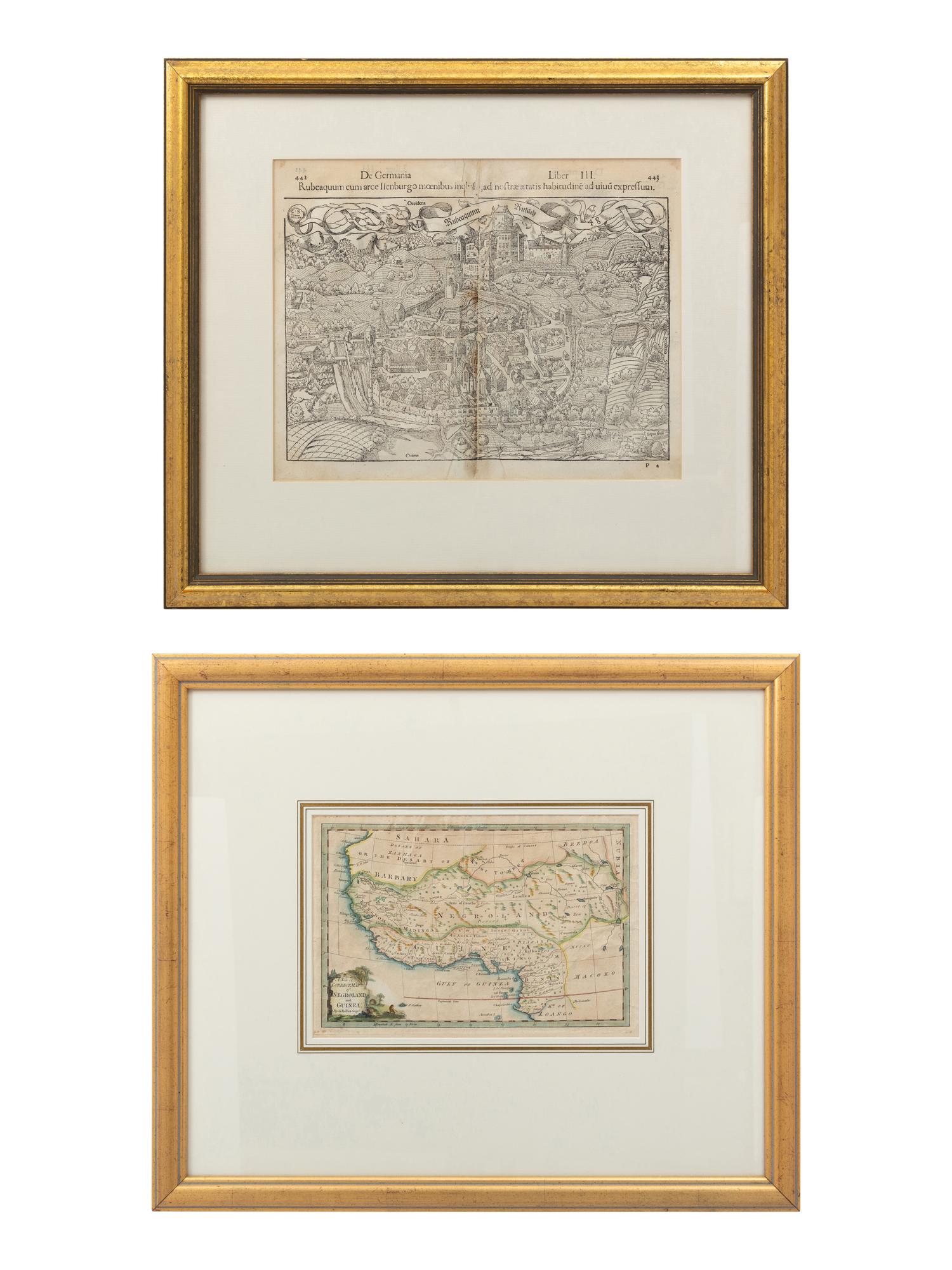 Two Continental Antiquarian Maps, Muenster and Rollos