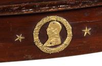 An Assembled Empire Style Gilt Metal Mounted Mahogany Dining Suite