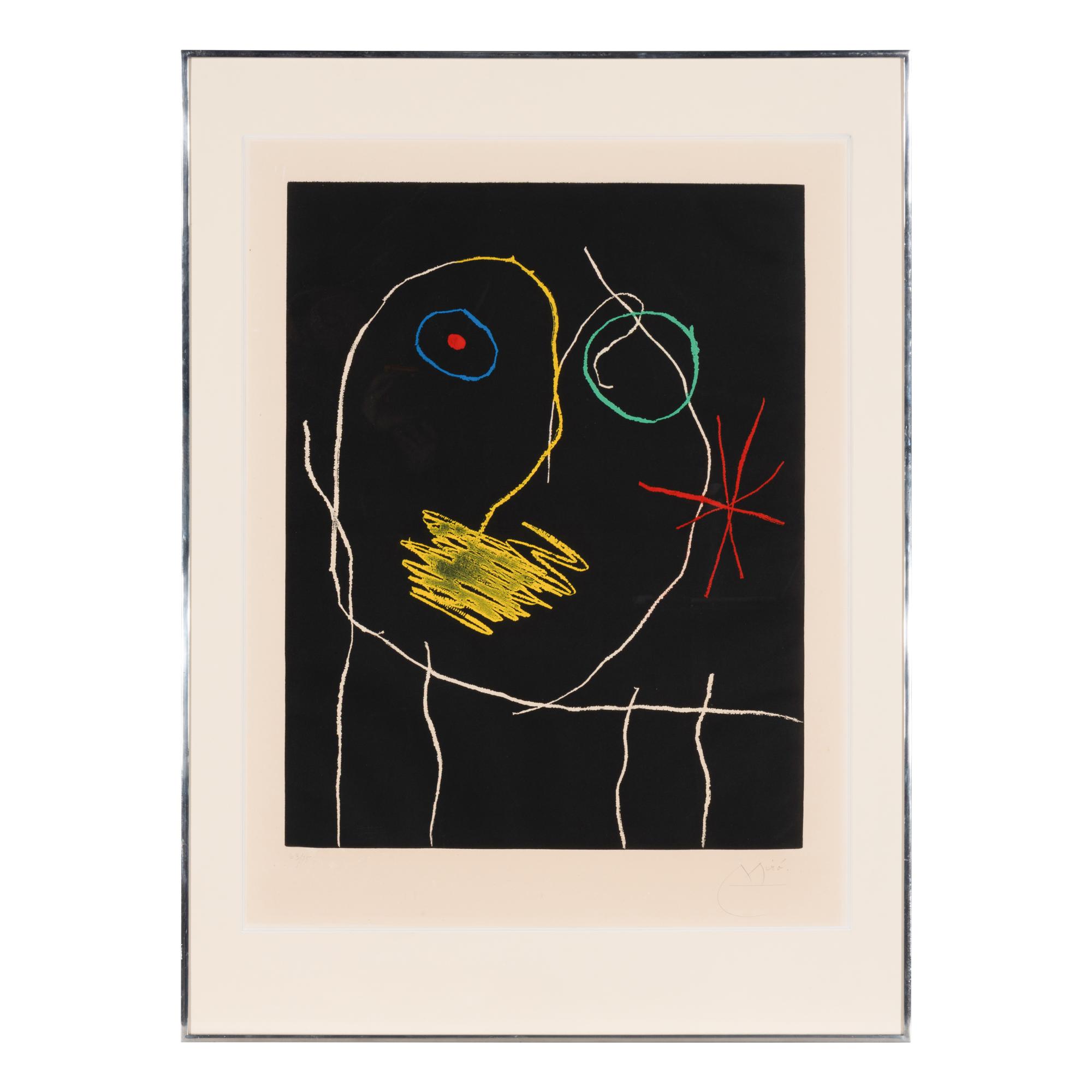 Joan Miró (Spanish, 1893–1983) — Le Prophète la Nuit , 1965