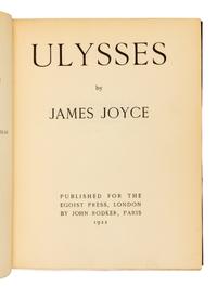 JOYCE, James (1882-1941). Ulysses. London: Printed for the Egoist Press, London by John Rodker, Paris, 1922.