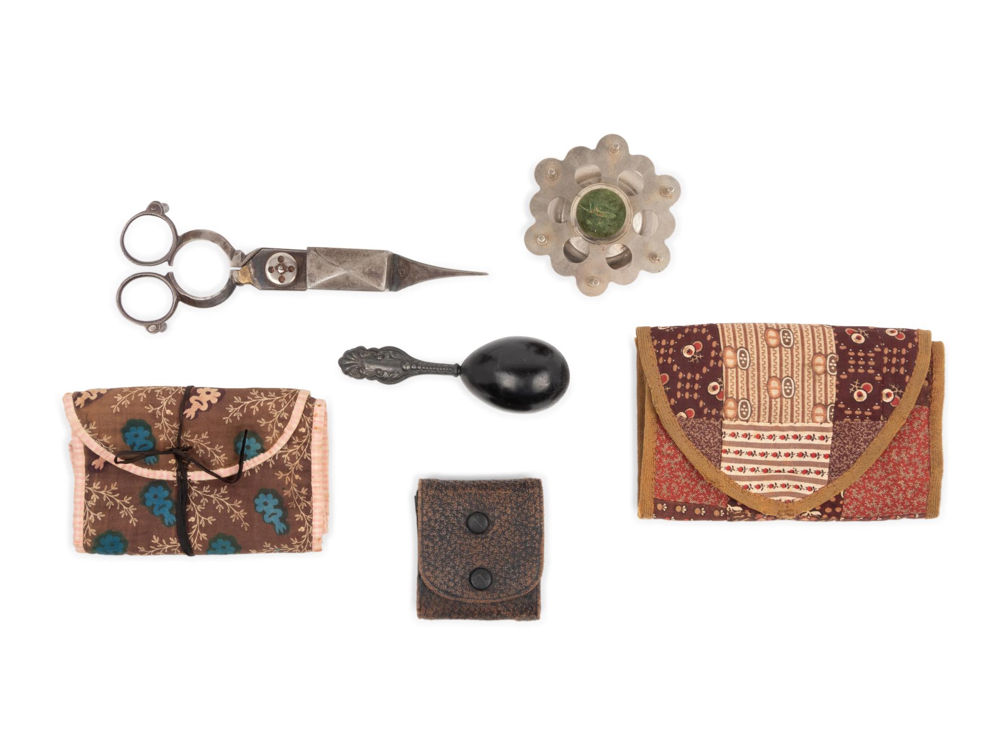 Collection of 19th Century Sewing Accessories, 1840-1910s