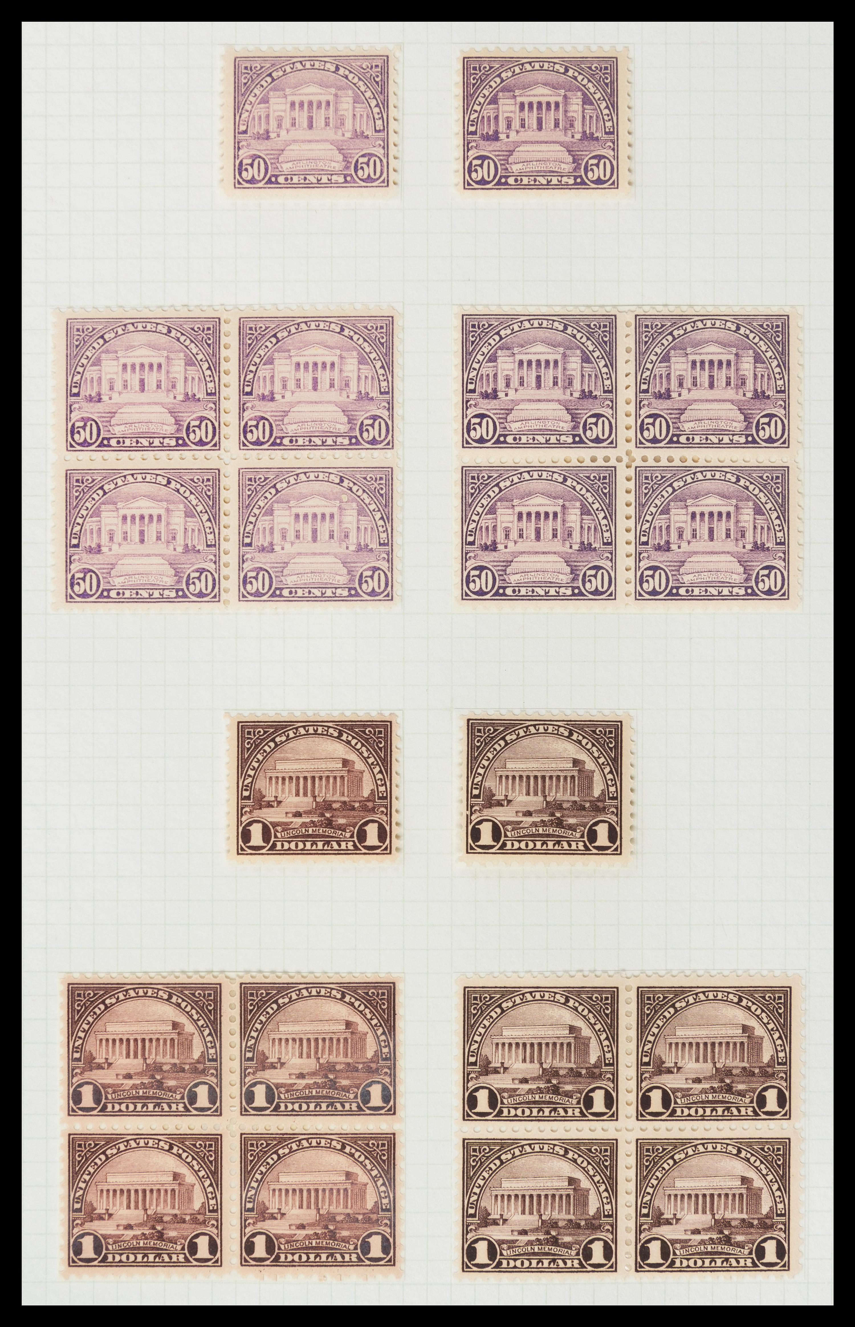 A Collection of United States Regular Issue Stamps — 1917-1932