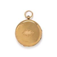 YELLOW GOLD OPEN FACE POCKET WATCH
