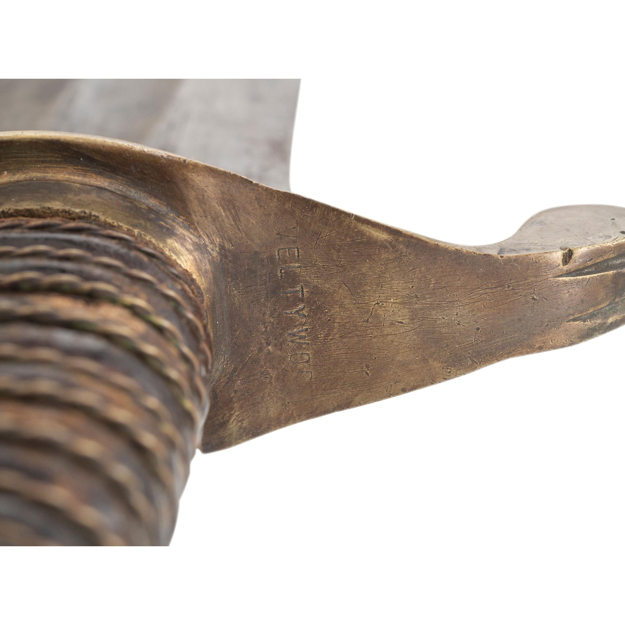 Thomas Leech & Co S-Guard Tennessee Side Knife & Scabbard