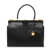 Hermès, Sac 404 Handbag in Noir Box Leather