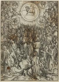 Albrecht Durer, (German, 1471-1528), The Adoration of the Lamb (from The Apocalypse)