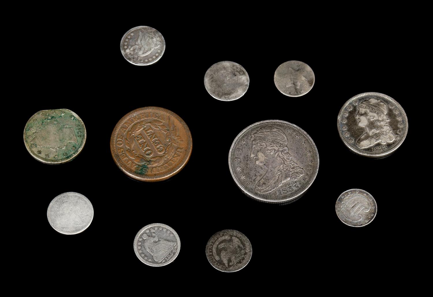 A Collection of United States Pre-1945 Coins