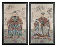 A Pair of Ancestor Portraits