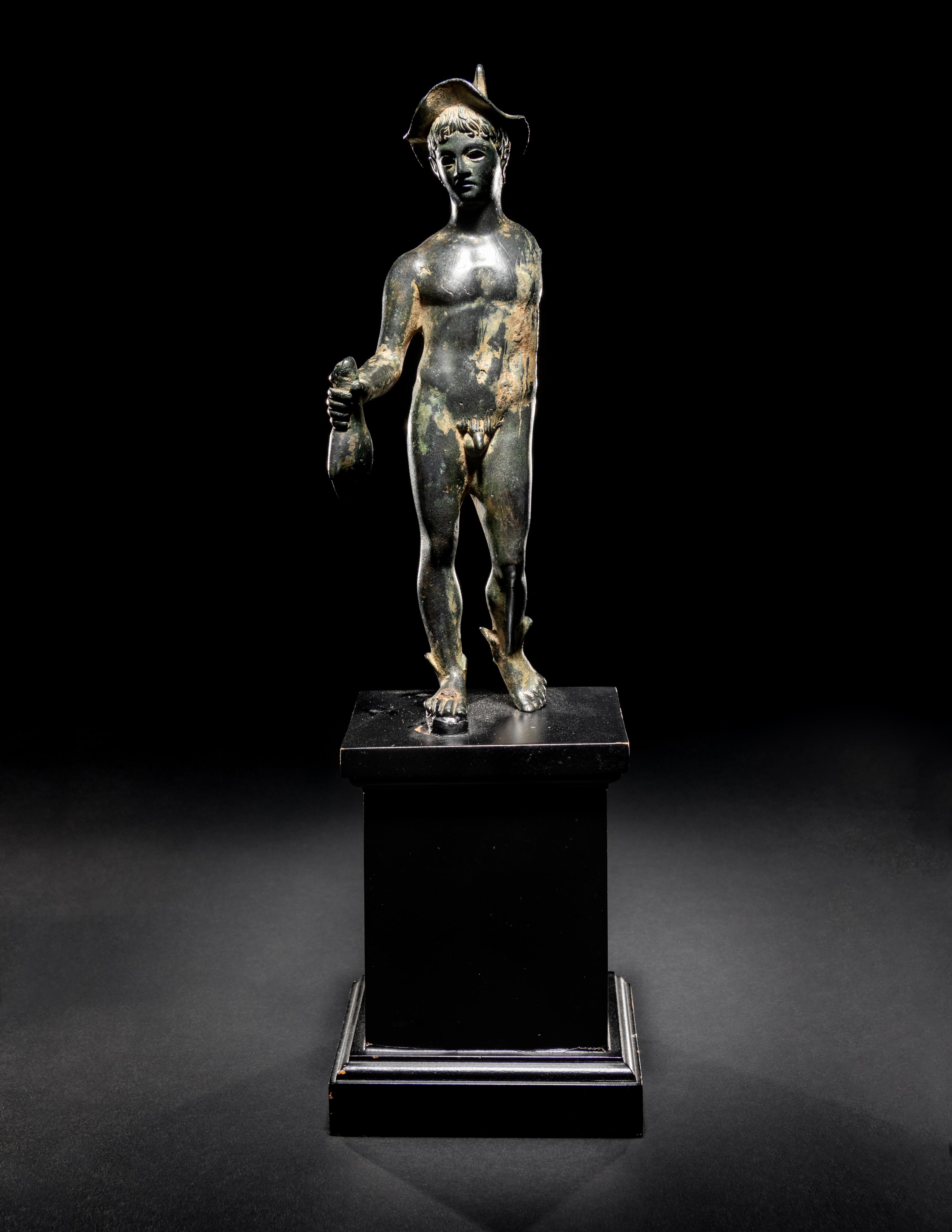 A Roman Bronze Mercury