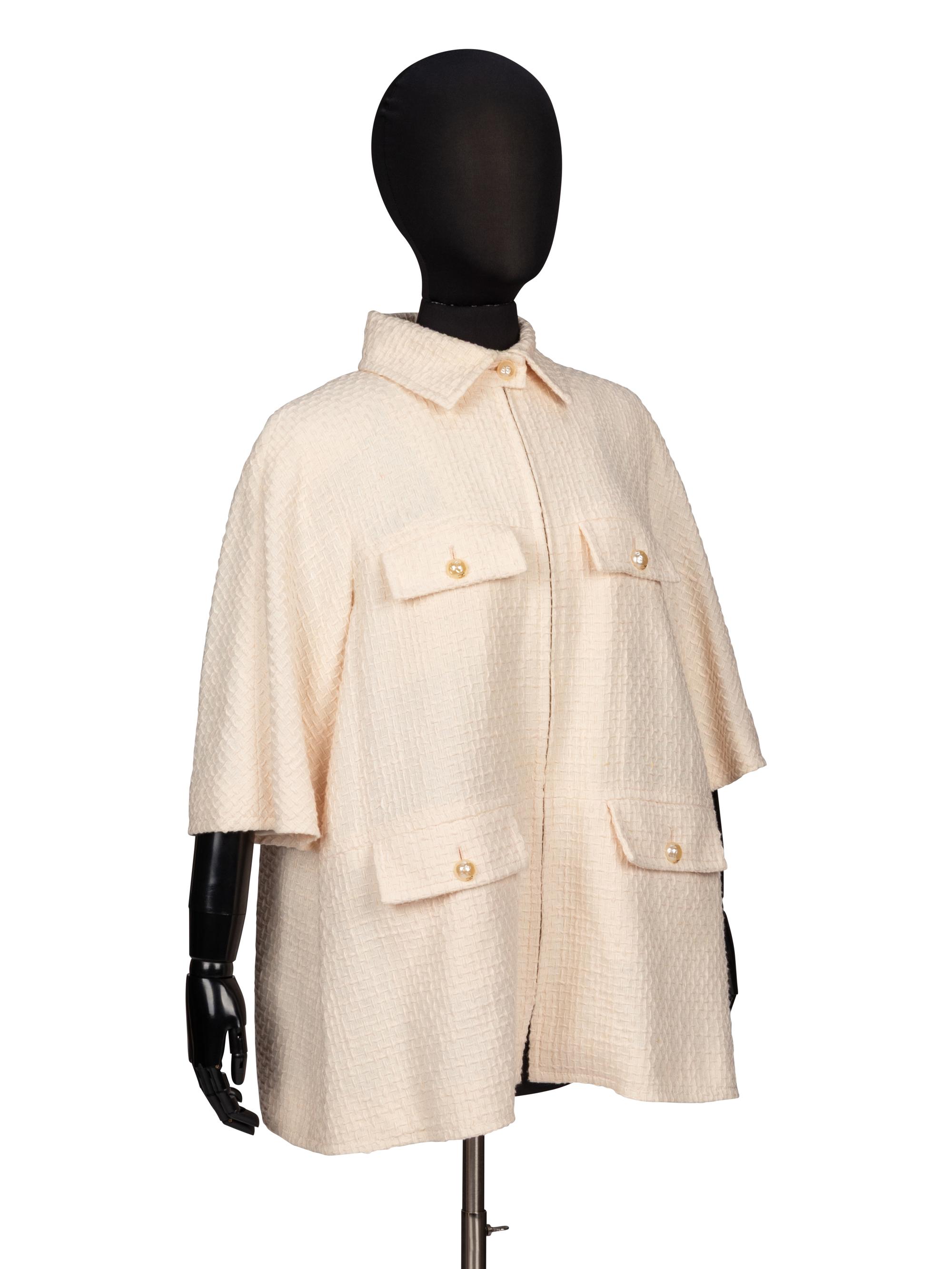 CHANEL, TWEED SHORT-SLEEVE JACKET