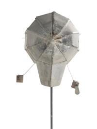 A Large Sheet Metal Floating Zeppelin Toy