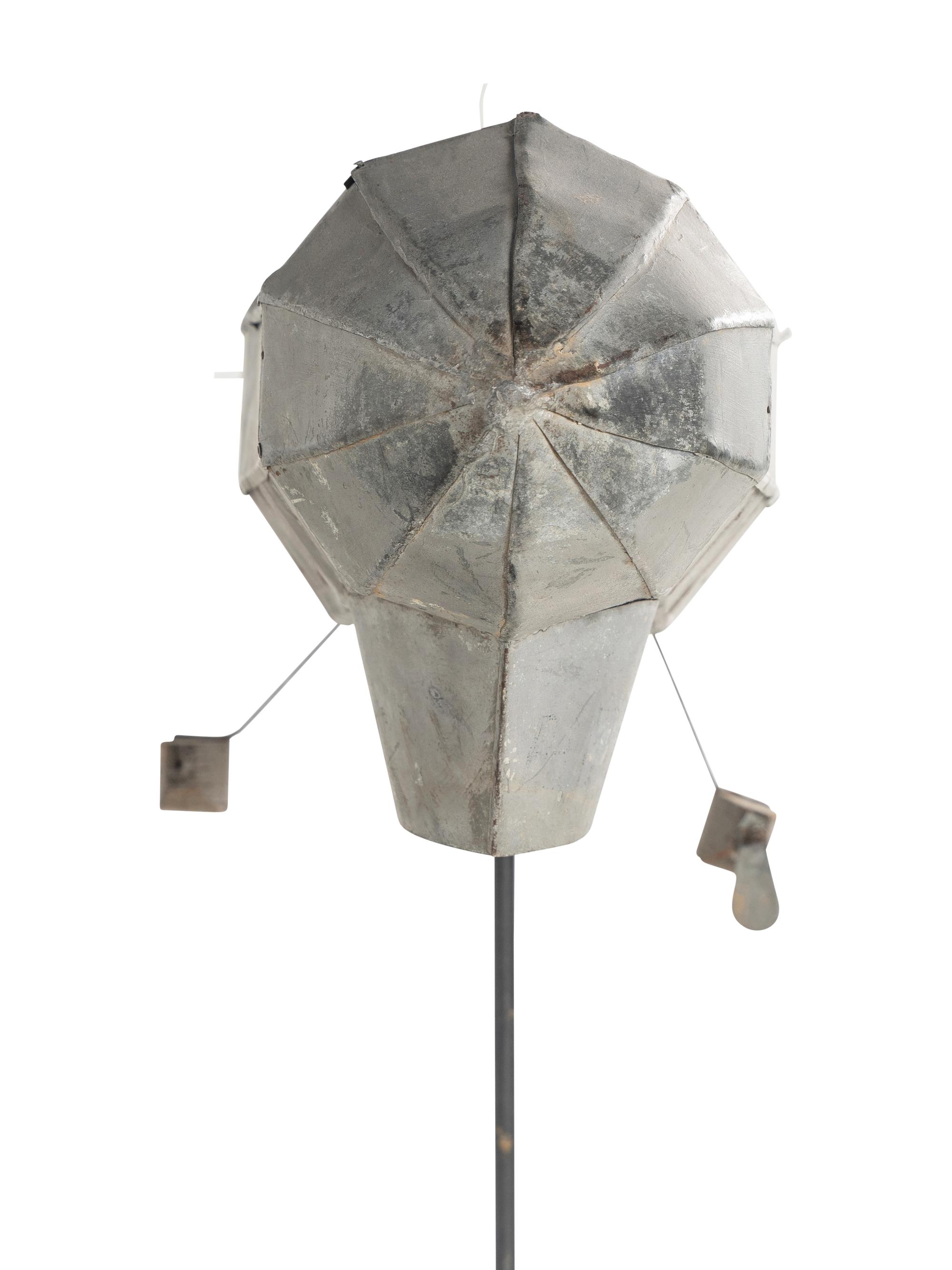A Large Sheet Metal Floating Zeppelin Toy
