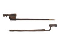 [CIVIL WAR]. 3 Civil War-era bayonets.